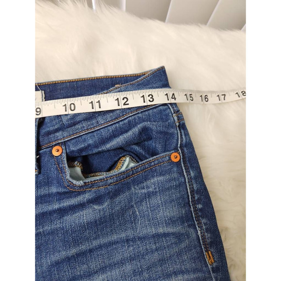 Madewell Womens Slim Skinny Jeans Blue Stretch Medium Wash Mid Rise Denim 28 - Picture 3 of 8